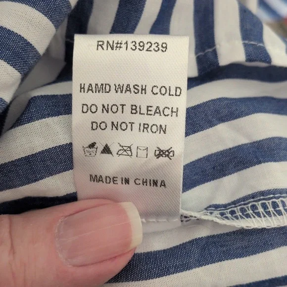 Pommander Place Striped Kenzo Dress Sz. XXXL - Picture 8 of 9